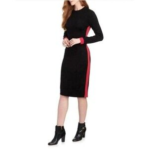 Eliza J Long Sleeve Knit Sweater Dress Size M
